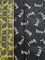 David Textiles 1 Yard PRECUT Halloween BOO on Black 100% Cotton